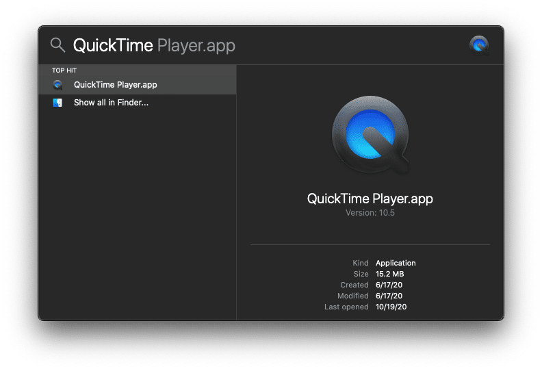 First step on how to make a speedpaint on a Mac: open Quicktime