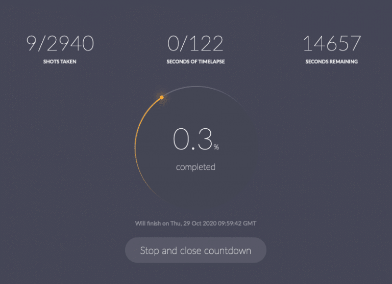 Timelapse calculator & countdown online [FREE] Hustl