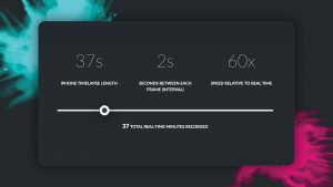 iPhone time lapse calculator